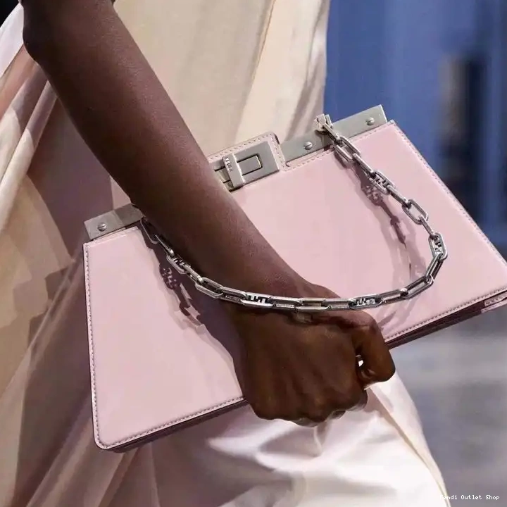 Affordable Peekaboo In Medium Calf Cherry Leather Fendi Cut Bag 0413 HOT SALE